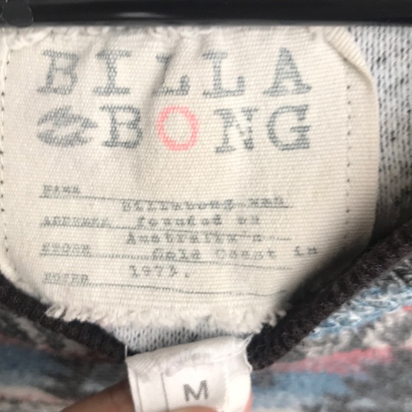 Billabong Slouchy Aztec Print Top - Picture 2 of 4